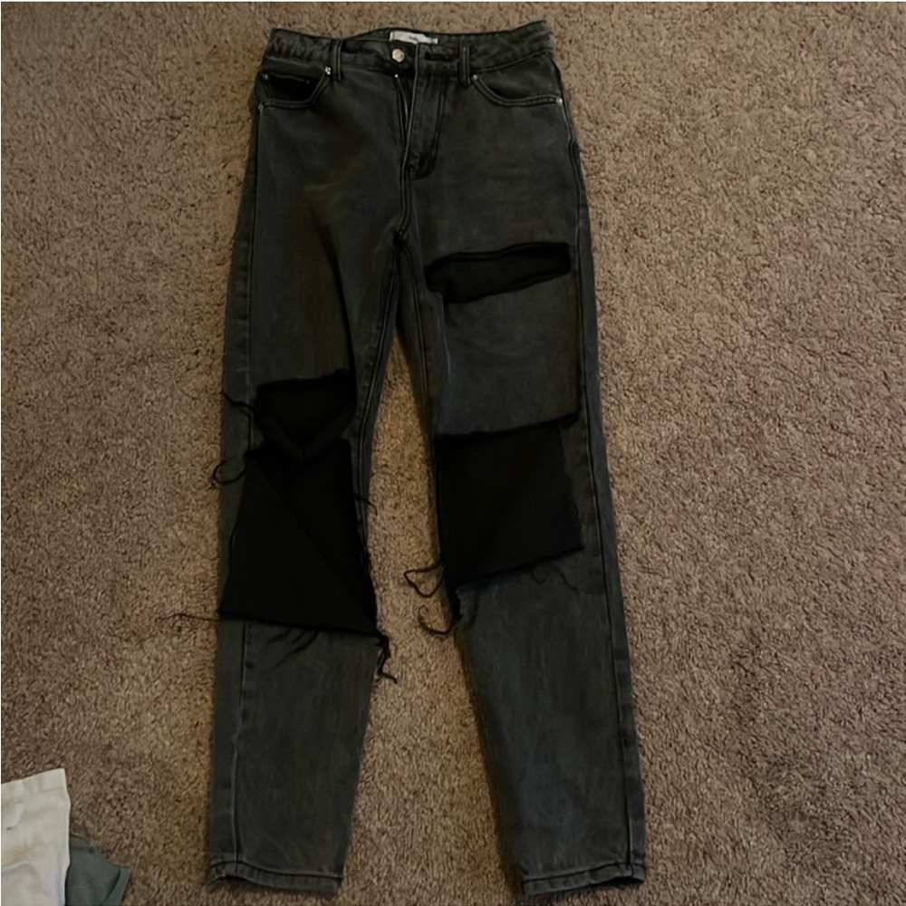 Adika Black and Gray Denim